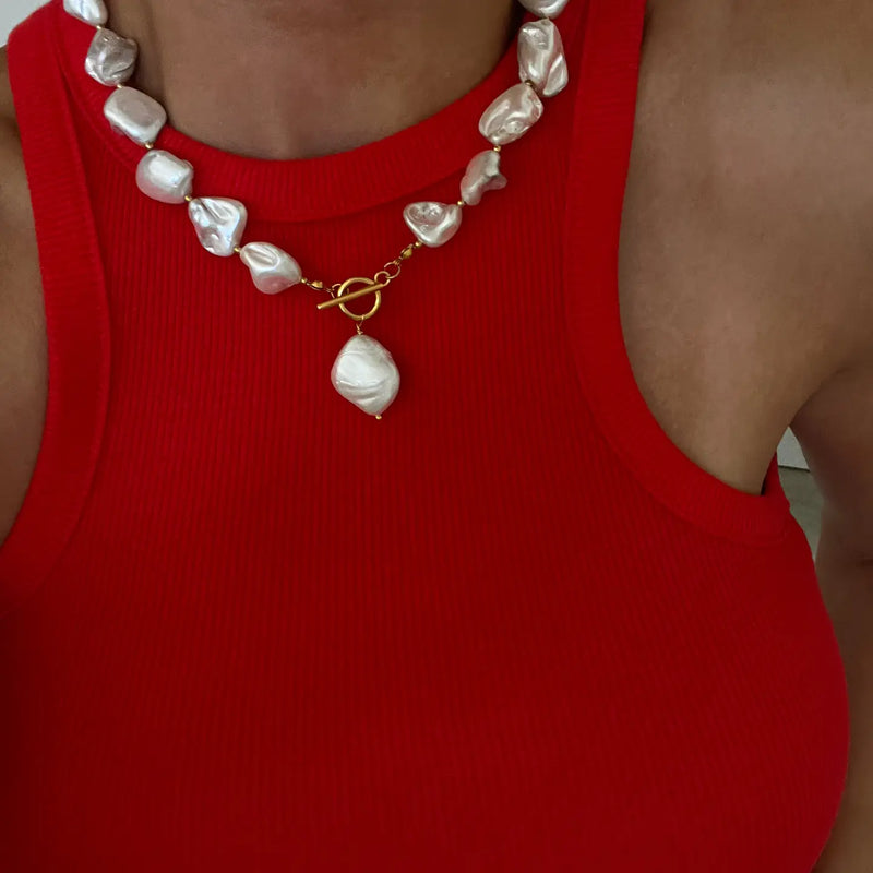 Chunky Pearl Necklace