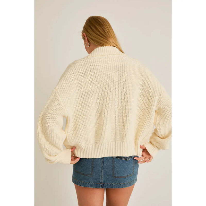 Meredith Toggle Close Cardigan by Le Lis