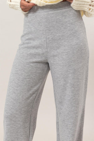 Heather Grey Casual Pants