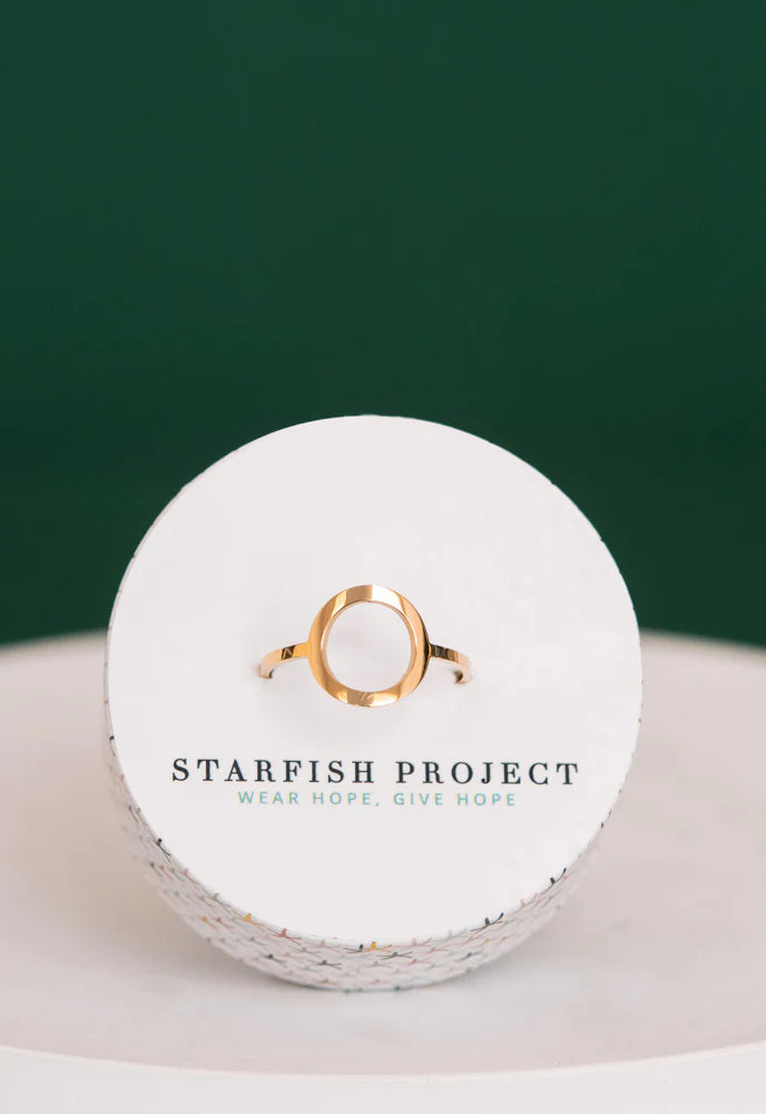 Full Circle Gold Ring By Starfish Project