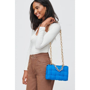 Ines Ultra Suede Padded Woven Crossbody by Urban Expressions