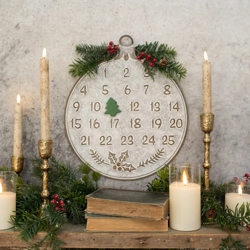 Christmas Countdown Metal Ornamental