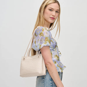 Blakely Woven Crossbody in Ivory by Urban Expressions