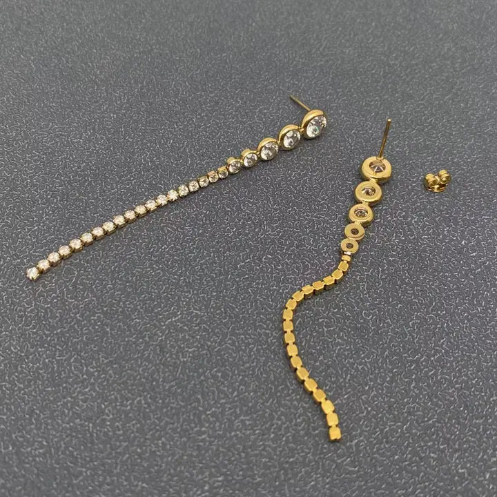 18K Gold Plated Flinge Earrings