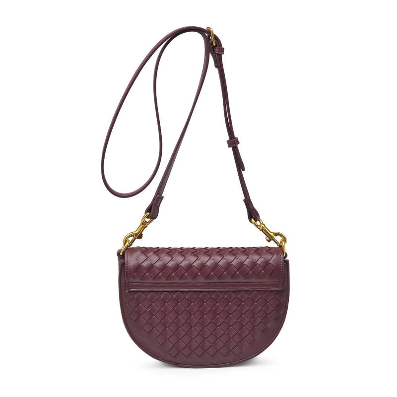 Alise Woven Crossbody in Wine by Urban Expressions