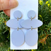Simple Treasures Studs in White Moonstone by Starfish Project