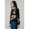 Nathalia Floral Long Sleeve Sweater by Sugarlips