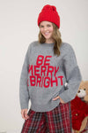 Be Merry & Bright Crewneck Pullover Sweater