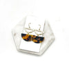 Tortoise Leopard Luna Acrylic Earrings