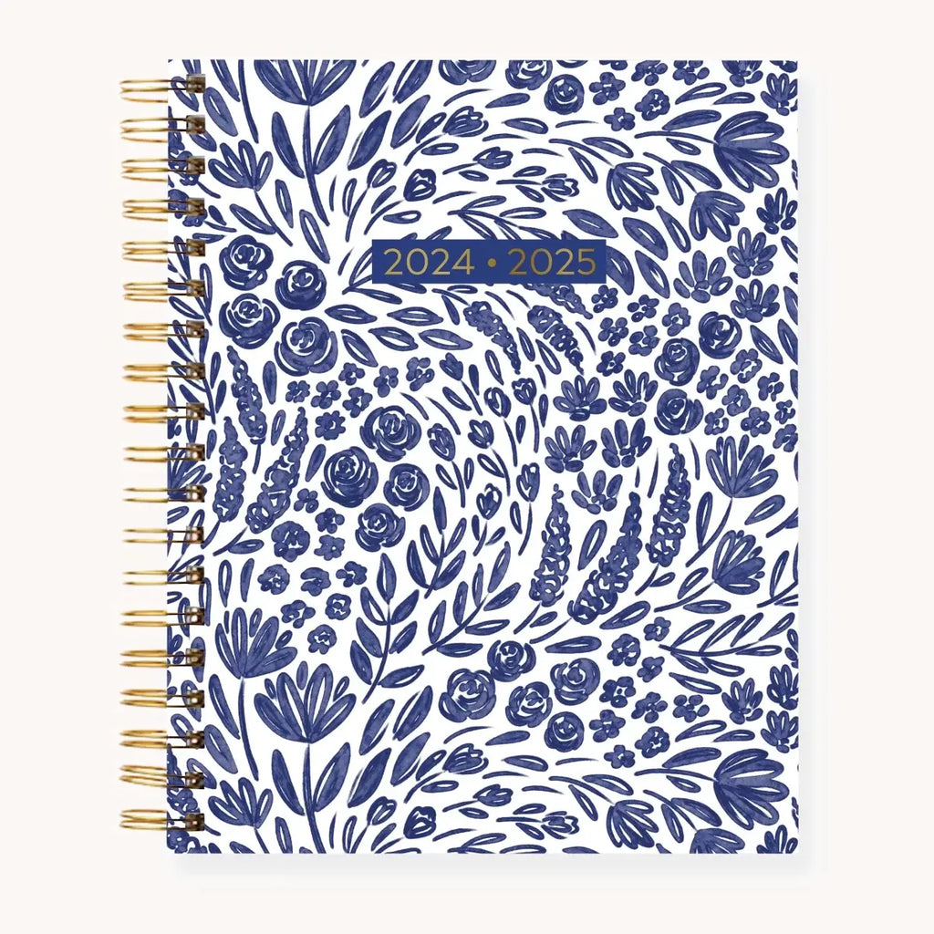 Porcelain Floral 2024-2025 Academic Planners in 8.5x11 by Elyse Breanne Design (Copy)