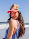 Coral Motif Trucker Hat by Natural Life