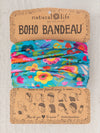 Boho Bandeau in Teal Folk Floral by Natural Life