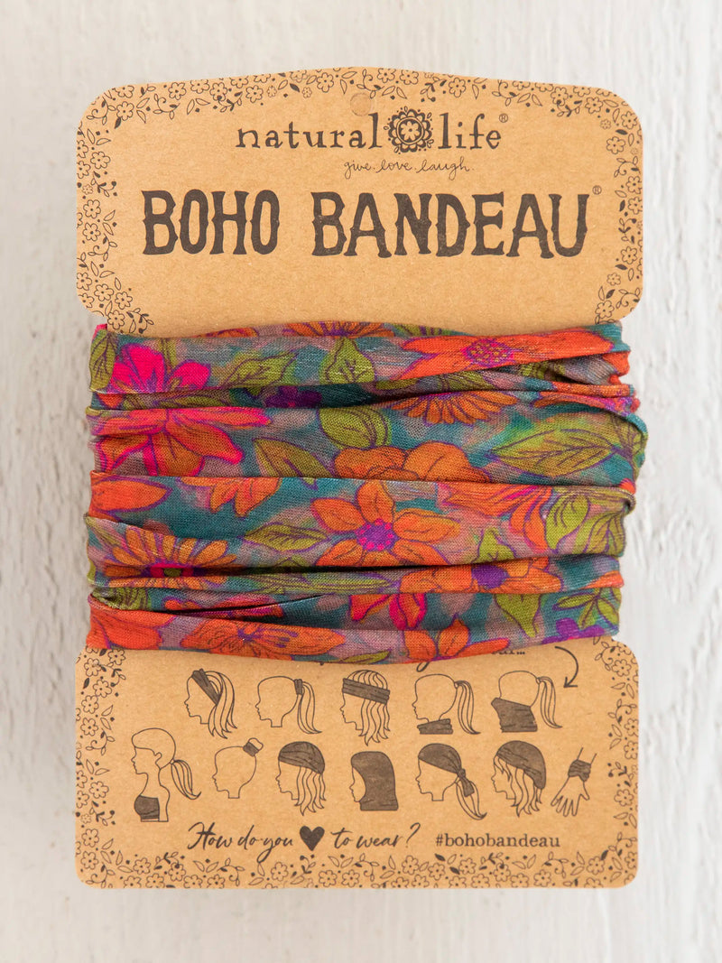 Boho Bandeau in Brilliant Fall Watercolor by Natural Life