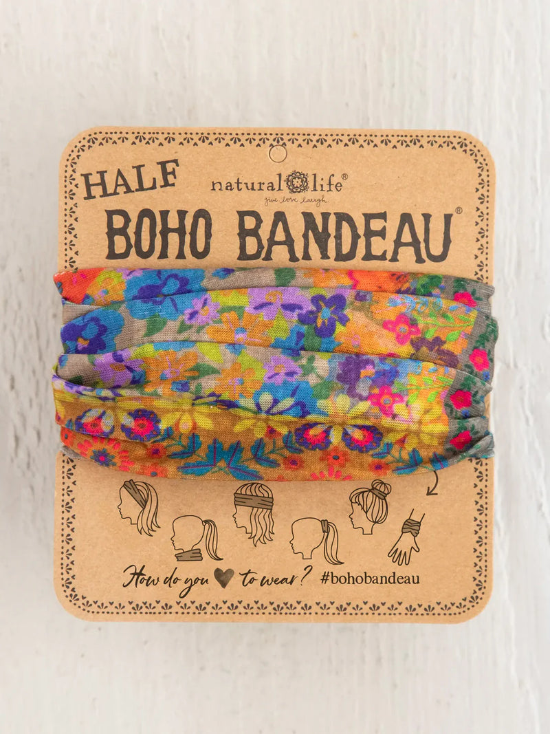 Half Boho Bandeau in Folk Flower Patchwork by Natural Life