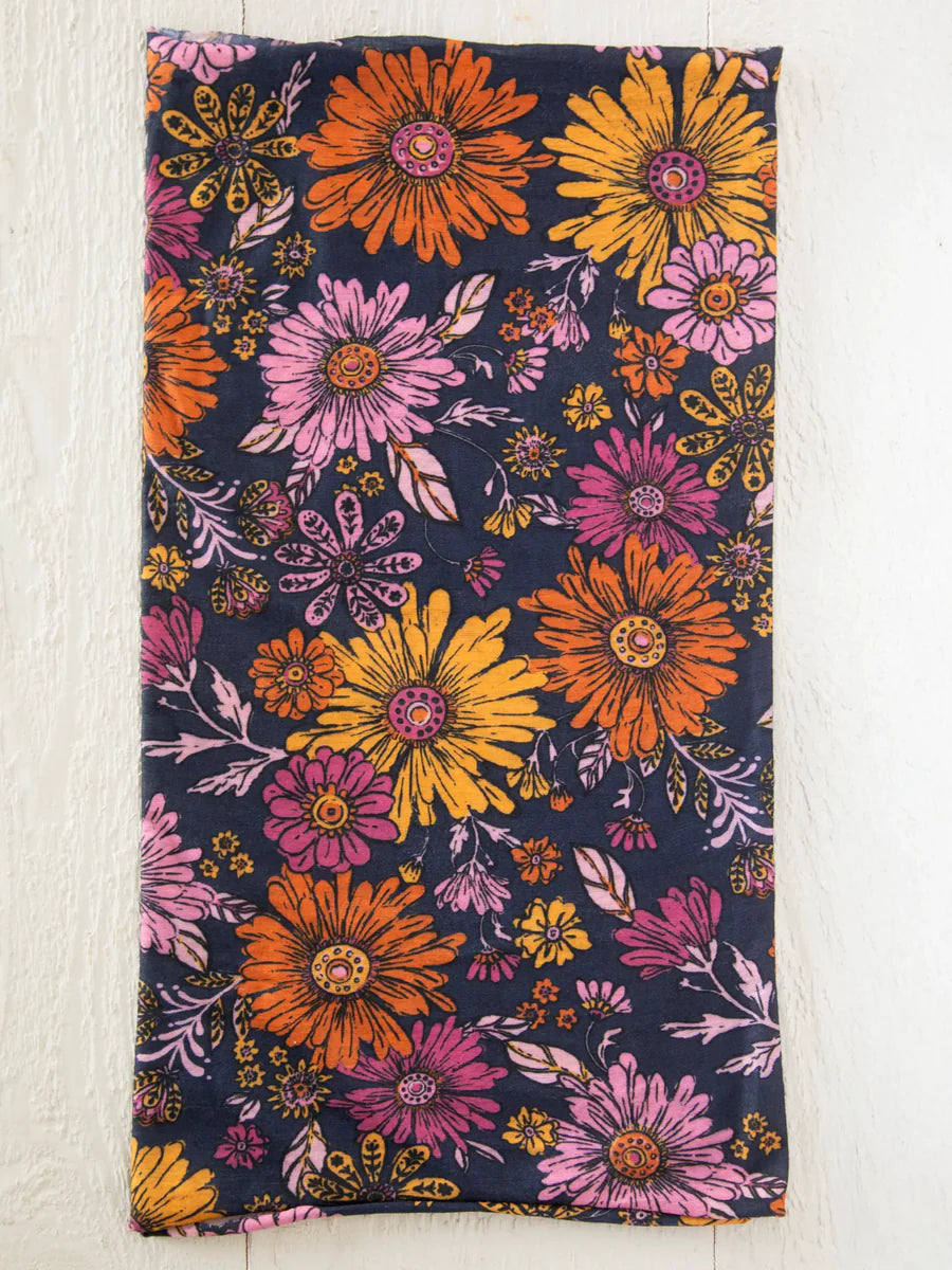 Boho Bandeau in Navy Whimsical Daisies by Natural Life