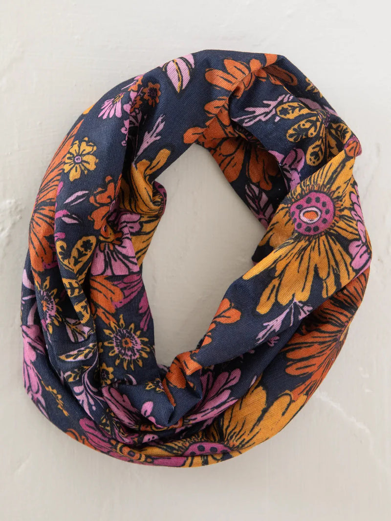 Boho Bandeau in Navy Whimsical Daisies by Natural Life
