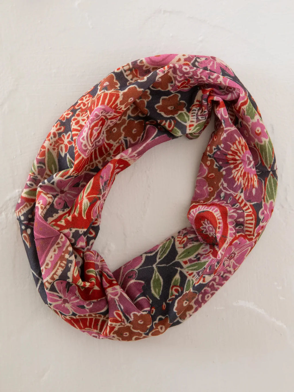 Half Boho Bandeau in Black Sketched Paisley by Natural Life