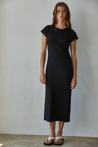 Whitney Smocked Jumpsuit in Black Pattern