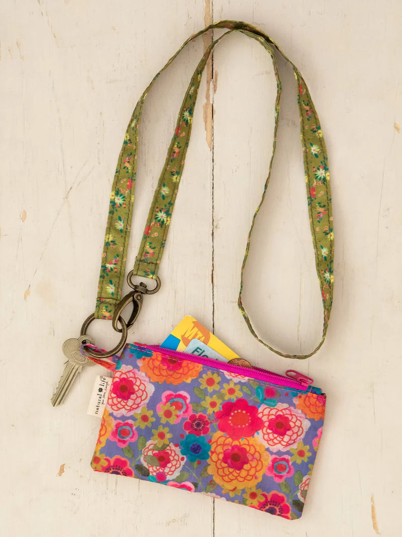 Zip Pouch Lanyard by Natural Life