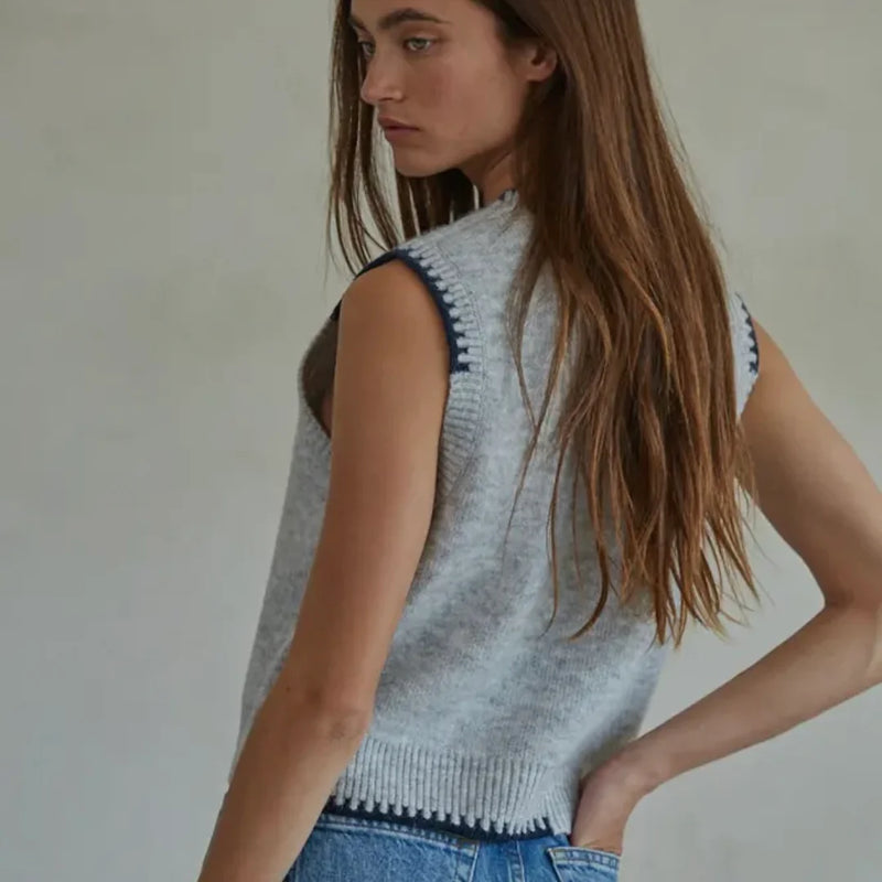 By Together's Valencia Knit Sweater Sleeveless Vest