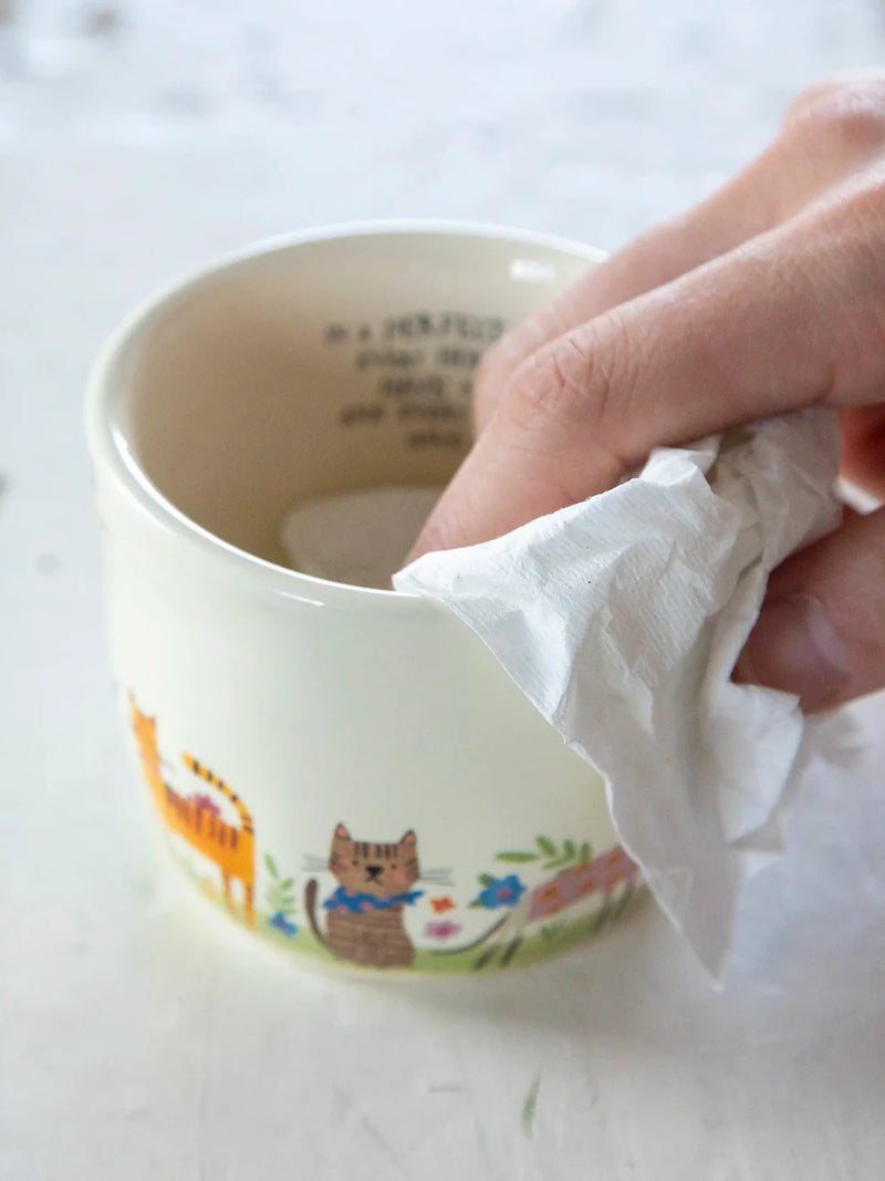 Secret Message Candle Every Cat Has a Home by Natural Life