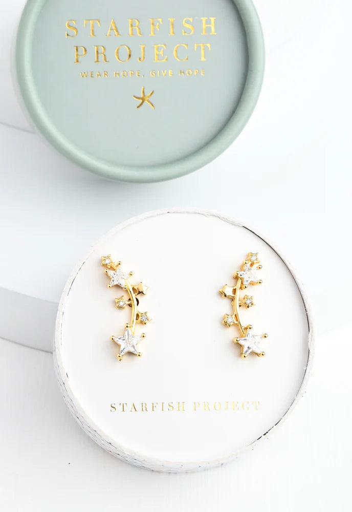 Constellation Crawler Earrings by Starfish Project