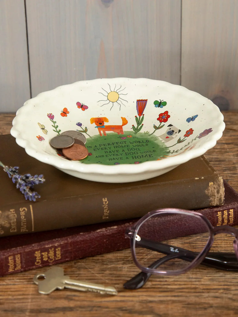 If Every Dog Ceramic Catch All Bowl by Natural Life