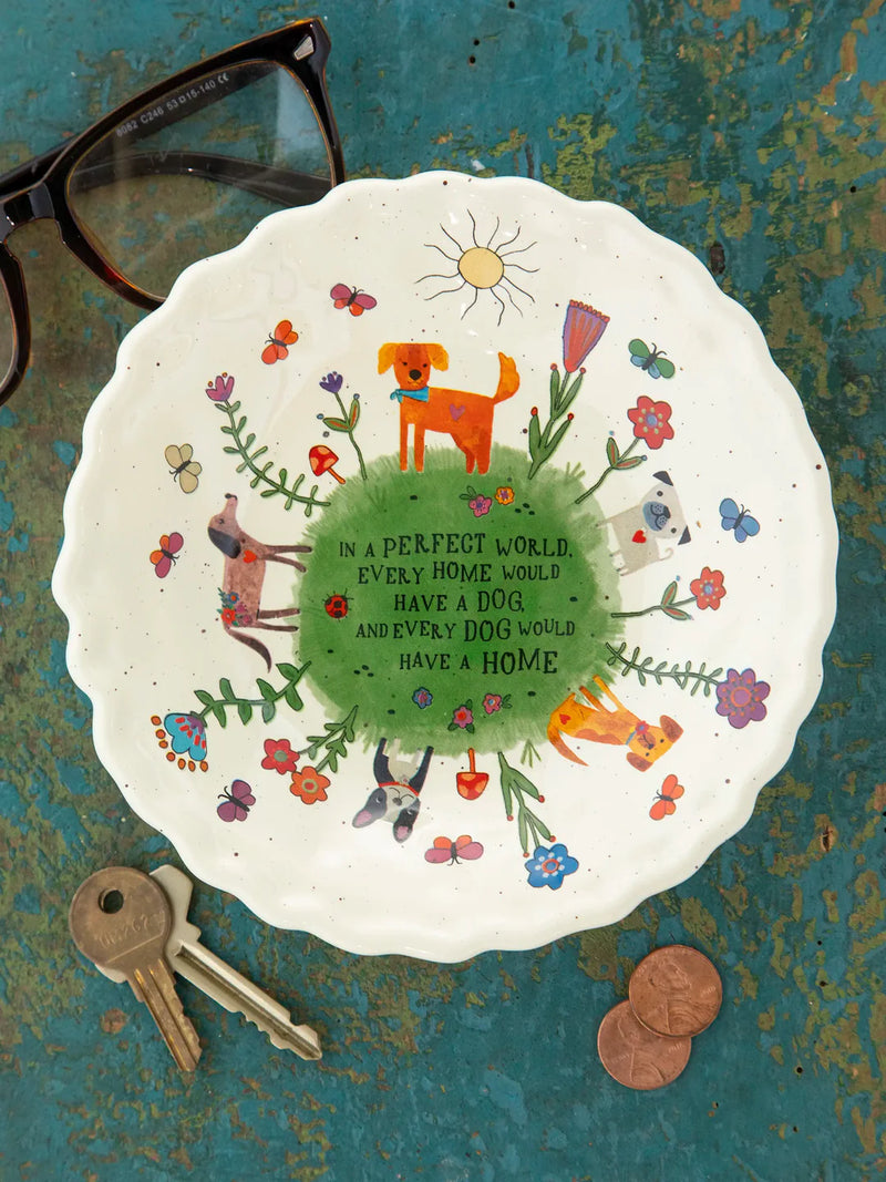 If Every Dog Ceramic Catch All Bowl by Natural Life