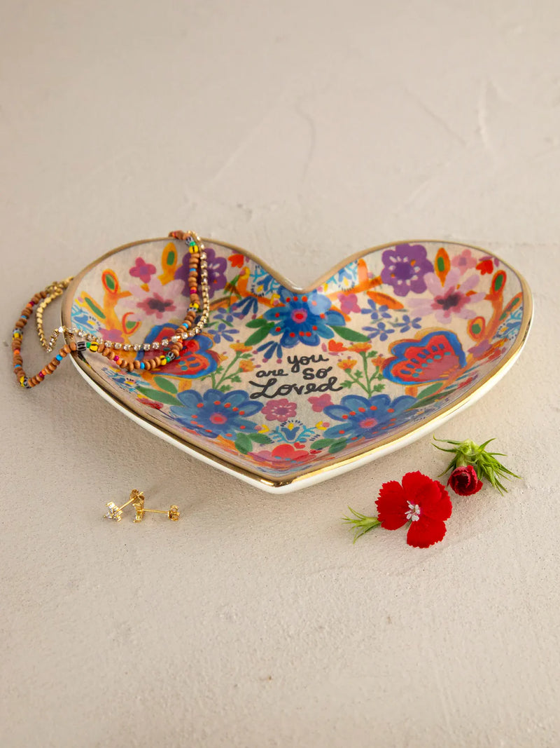 Artsy Trinket Dish You Are So Loved by Natural Life