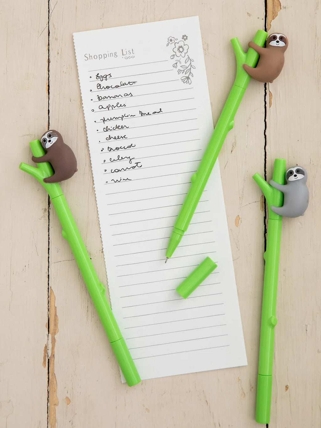Sloth Gel Pen Set