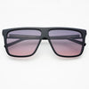 Dylan Acetate Unisex Flat Top Sunglasses in Black/Violet by Freyrs Eyewear