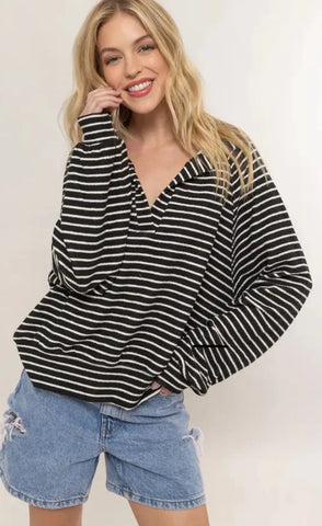 Colleen Crew Neck Knit Top in White