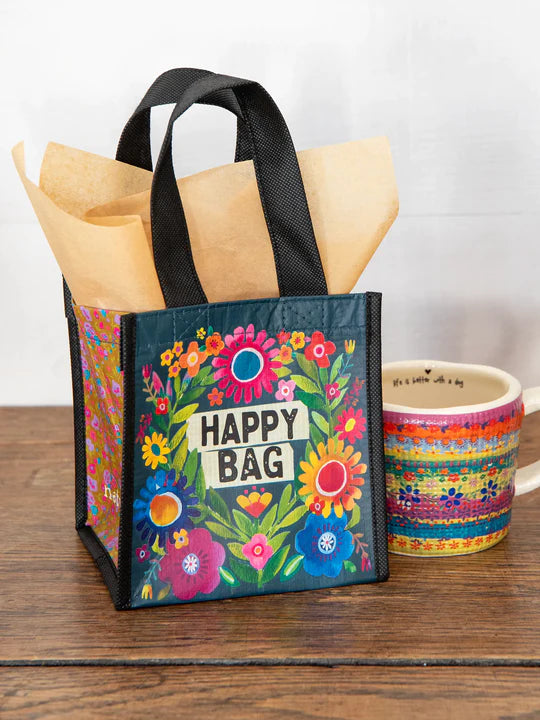 Happy Bag Reusable Gift Bag in Folk Floral