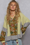 Star Patch Olive Tank Top by POL