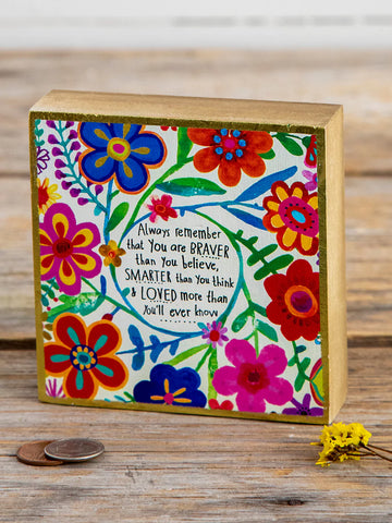 You Are So Loved Tiny Block Keepsake by Natural Life