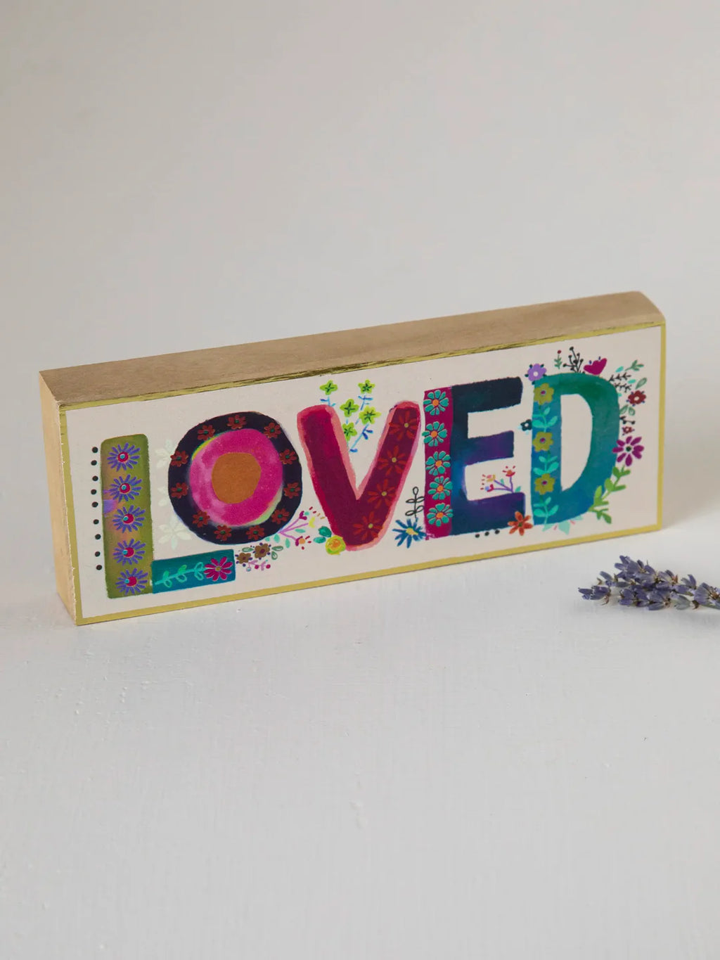 Loved Tiny Block Keepsake by Natural Life