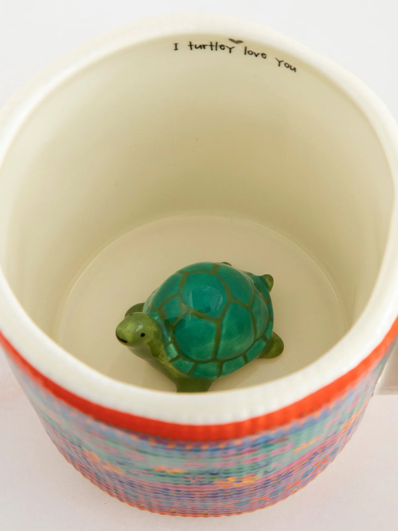 Peek-a-boo Turtle Mug by Natural Life