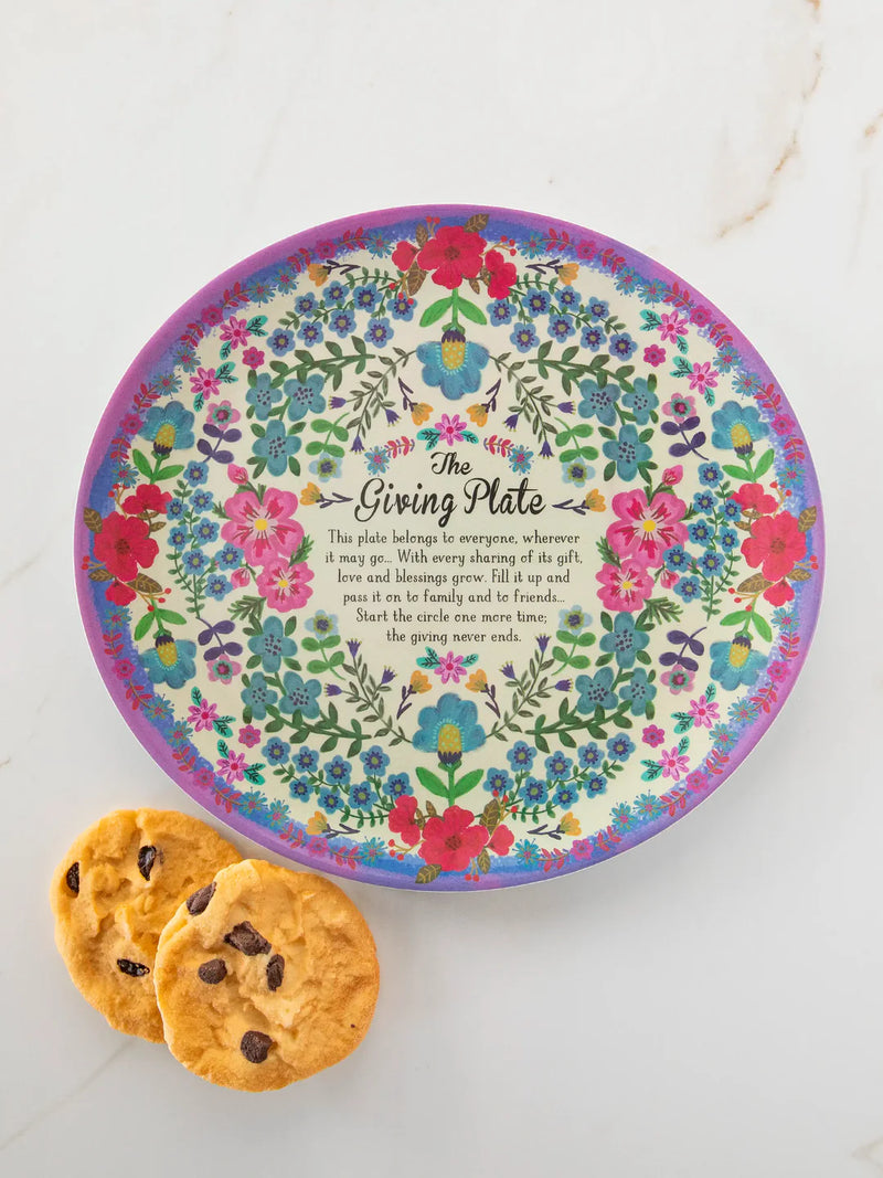 Melamine Giving Plate by Natural Life