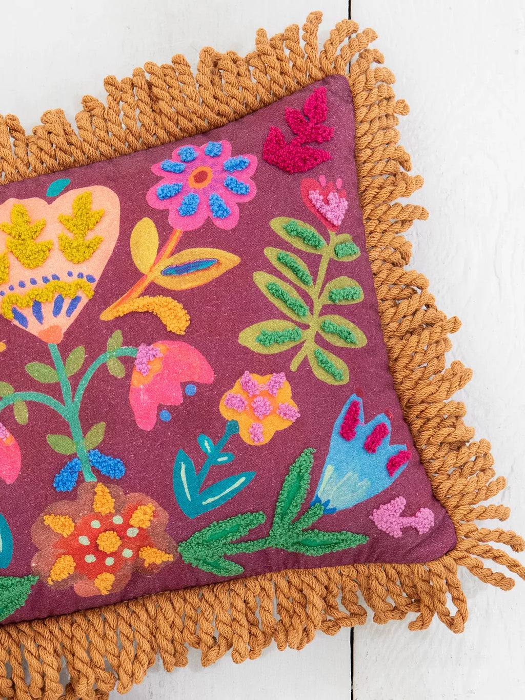Tufted Boho Pillow by Natural Life