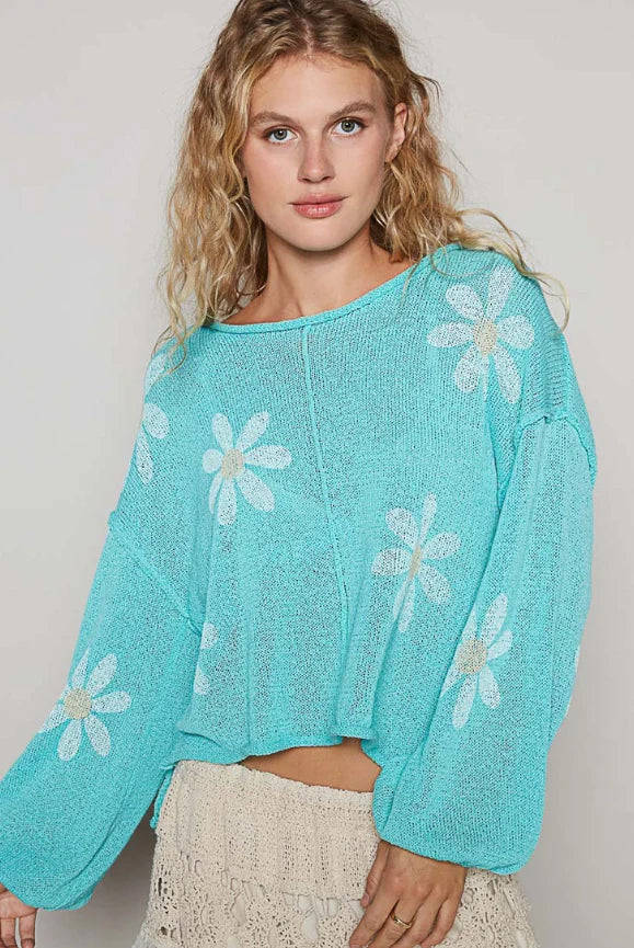 Paradise Open Weave Summer Sweater by POL