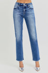 Payton Mid Rise Ankle Tapered Jeans by Risen