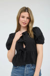 Roxy Floral Sheer Top in Purple