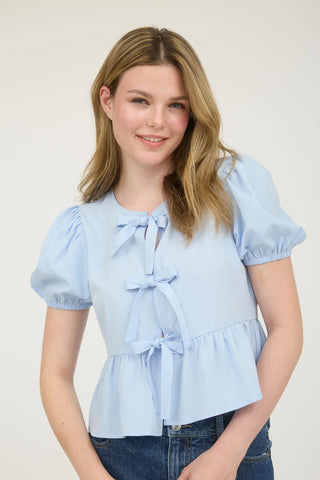 Roxy Floral Sheer Top in Purple