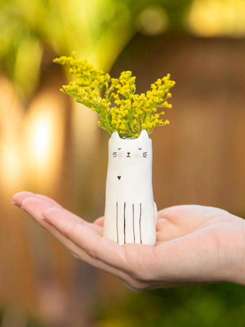 Cutest Little Cat Bud Vase by Natural Life