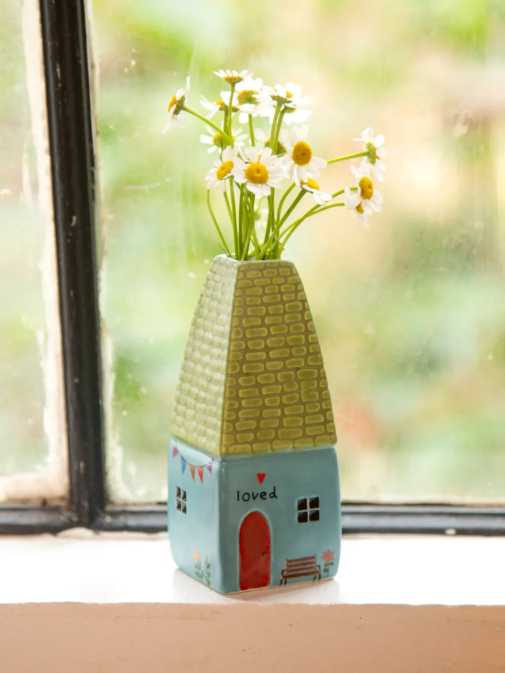 Cottage Bud Vase Loved Cottage by Natural Life