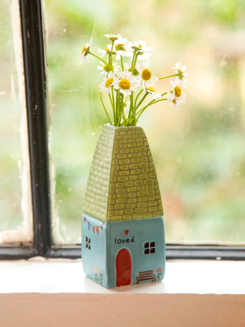 Cottage Bud Vase Loved Cottage by Natural Life