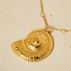 Viola 18K Gold Shell Pearl Necklace