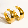 Romee 18K Classic Gold Hoop Earring