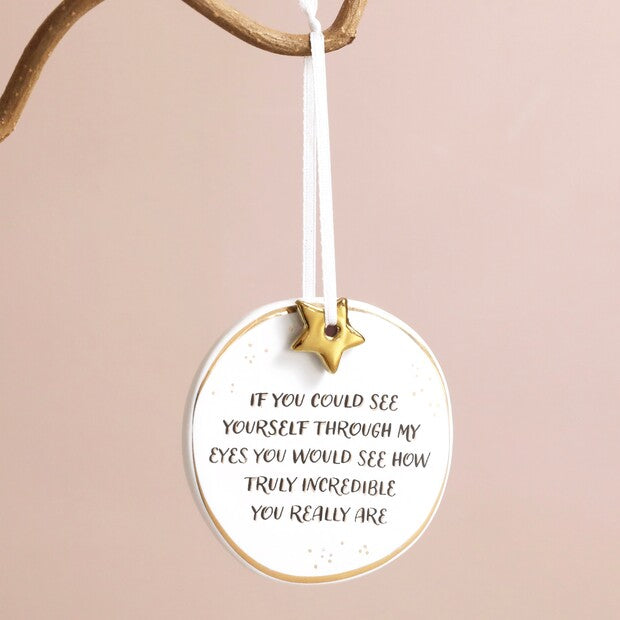 Truly Incredible Ceramic Hanging Ornament