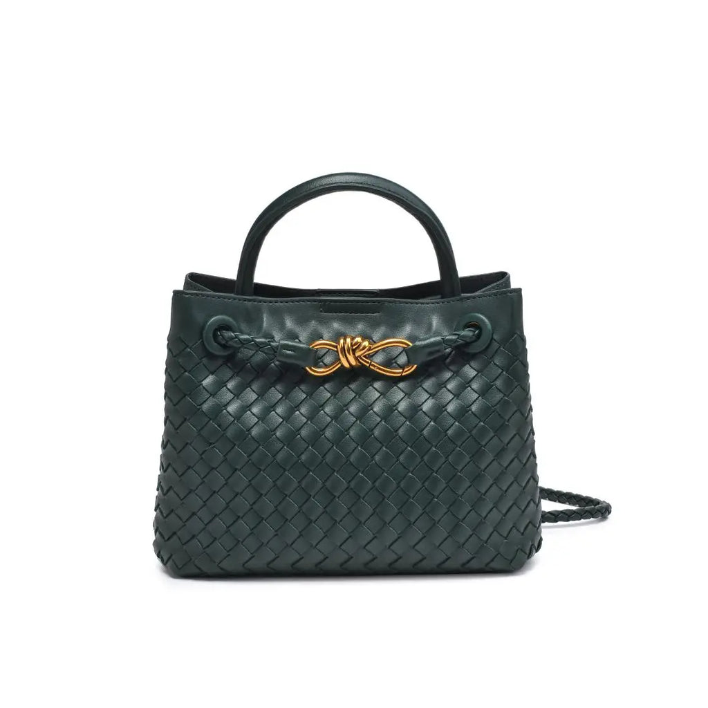 Blakely Woven Crossbody in  Forest Green by Urban Expressions
